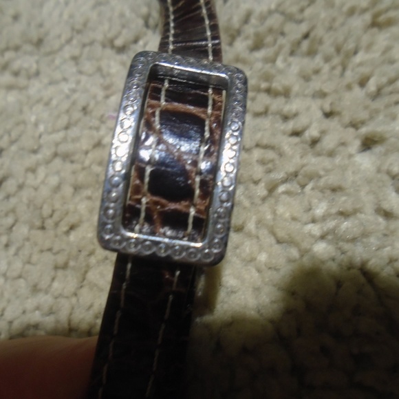 BRIGHTON Leather Croc Embossed Crossbody Bag*FIRM PRICE - Picture 13 of 13